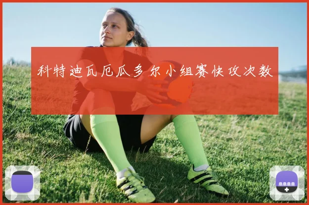 科特迪瓦厄瓜多尔小组赛快攻次数